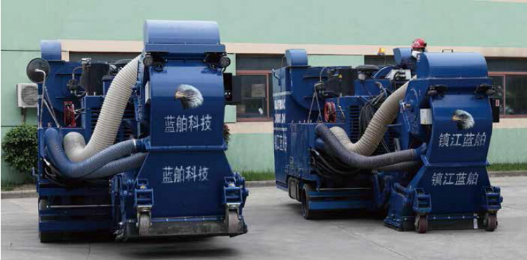 車載一體化自動無塵拋丸機